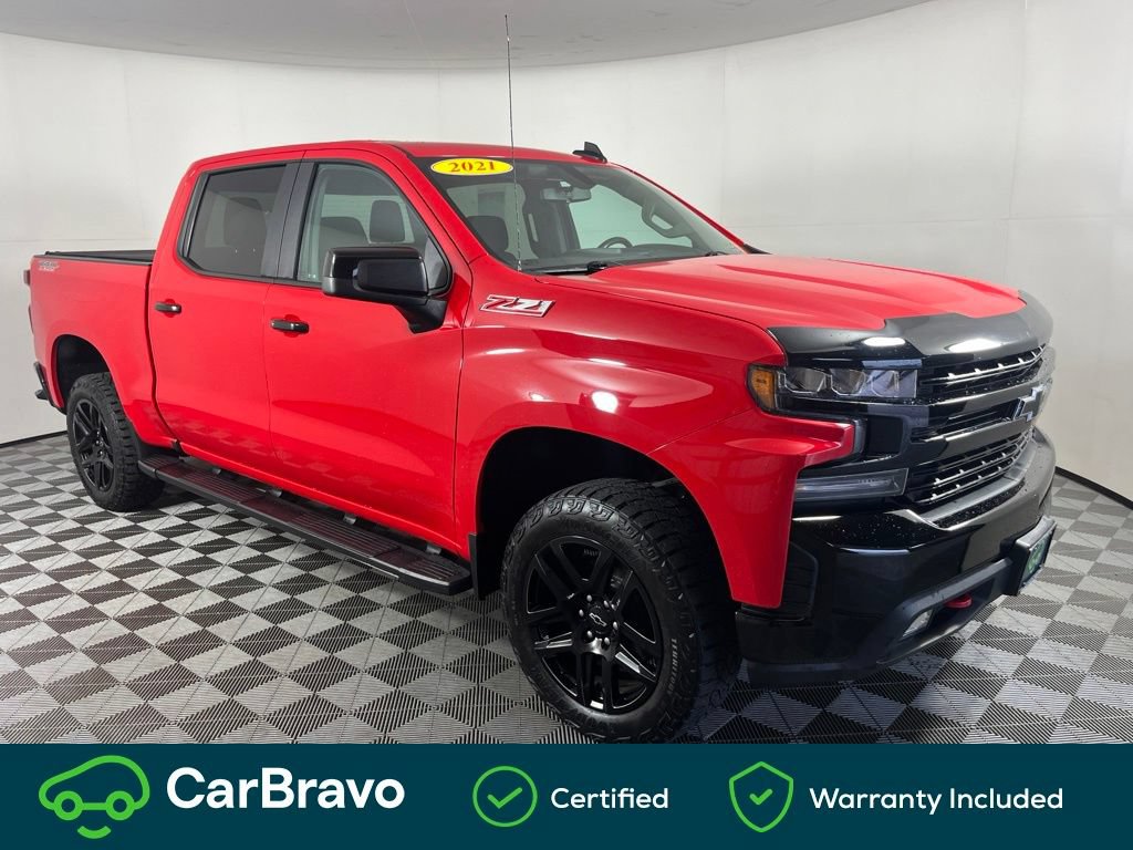 Certified 2021 Chevrolet Silverado 1500 LT Trail Boss w/ Bed Protection Package AWD/4WD image 1