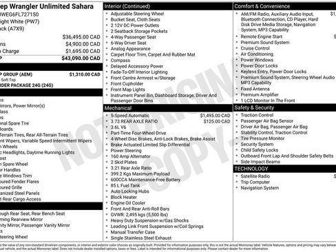 Used 2015 Jeep Wrangler Unlimited Sahara w/ Dual Top Group image 29