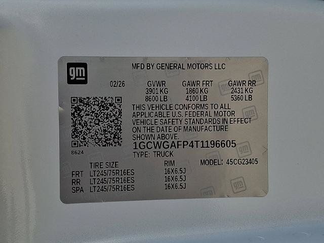New 2026 Chevrolet Express 2500 w/ Driver Convenience Package RWD image 10
