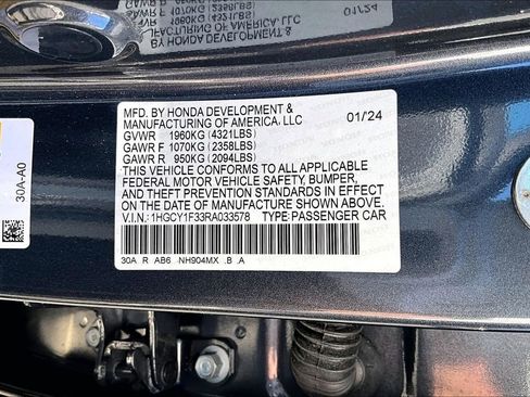 Used 2024 Honda Accord EX image 16