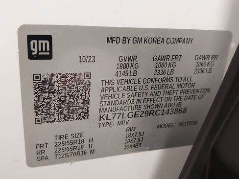 Certified 2024 Chevrolet Trax RS FWD image 34