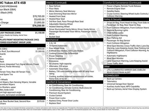 Used 2023 GMC Yukon AT4 w/ Technology Package AWD/4WD image 9