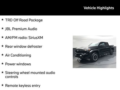 Used 2024 Toyota Tacoma TRD Off-Road w/ TRD Off Road Upgrade Package image 5