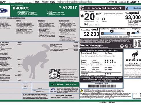 Used 2023 Ford Bronco Outer Banks AWD/4WD image 15