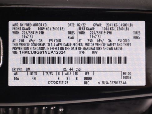 Certified 2022 Ford Escape SE w/ SE Sport Appearance Package AWD/4WD image 42