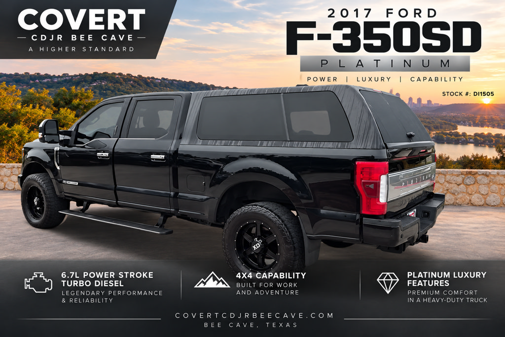 Used 2017 Ford F350 Platinum w/ Platinum Ultimate Package AWD/4WD image 4