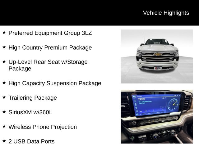 Certified 2022 Chevrolet Silverado 1500 High Country w/ High Country Premium Package AWD/4WD image 16
