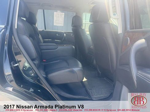 Used 2017 Nissan Armada Platinum w/ Captain Seat Package AWD/4WD image 17