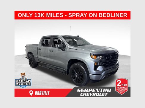Used 2023 Chevrolet Silverado 1500 Custom w/ LPO, Dark Essentials Package AWD/4WD image 1