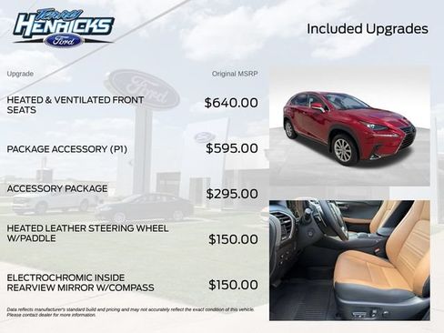 Used 2021 Lexus NX 300 AWD w/ Package Accessorty (P1) image 8
