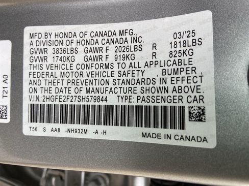 Used 2025 Honda Civic LX image 33