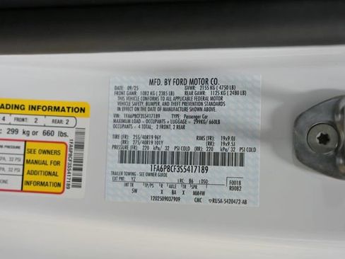 Used 2025 Ford Mustang GT Premium w/ GT Performance Package image 58