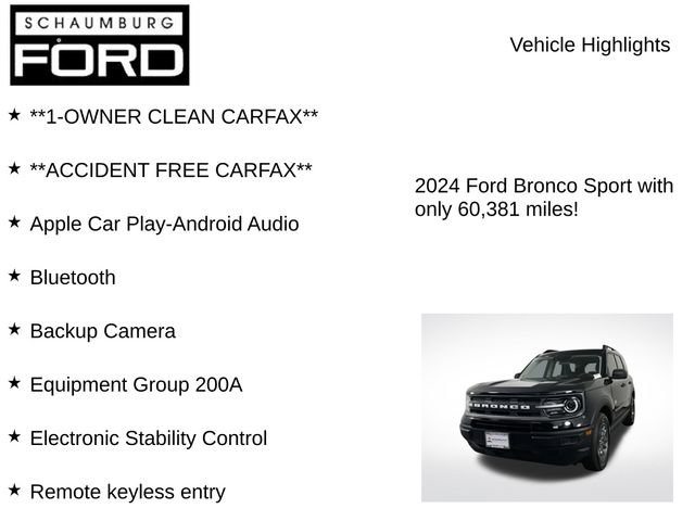 Used 2024 Ford Bronco Sport Big Bend AWD/4WD image 7