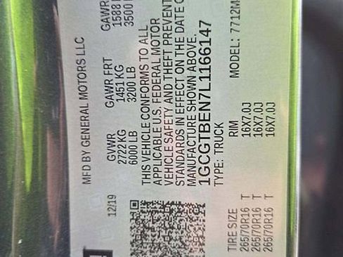 Used 2020 Chevrolet Colorado W/T w/ WT Convenience Package image 14