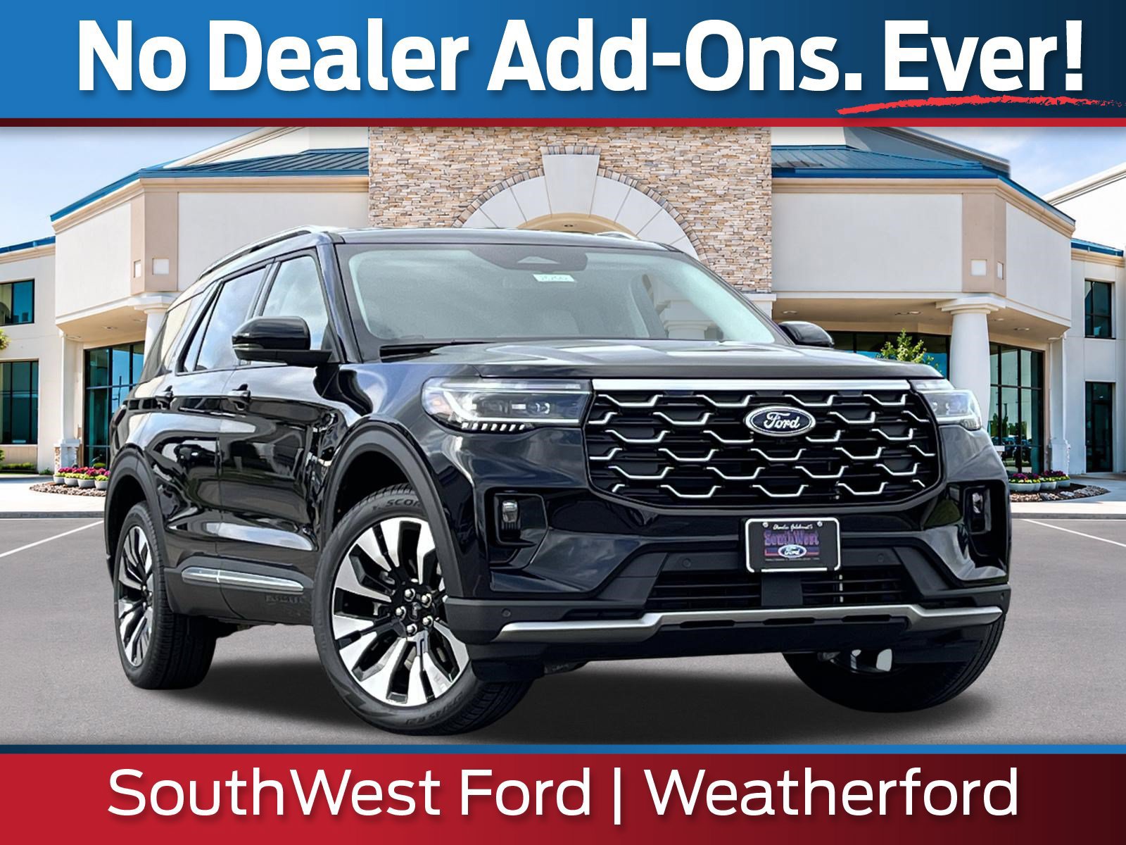 New 2026 Ford Explorer Platinum w/ LUX Leather Package AWD/4WD 360° Tour