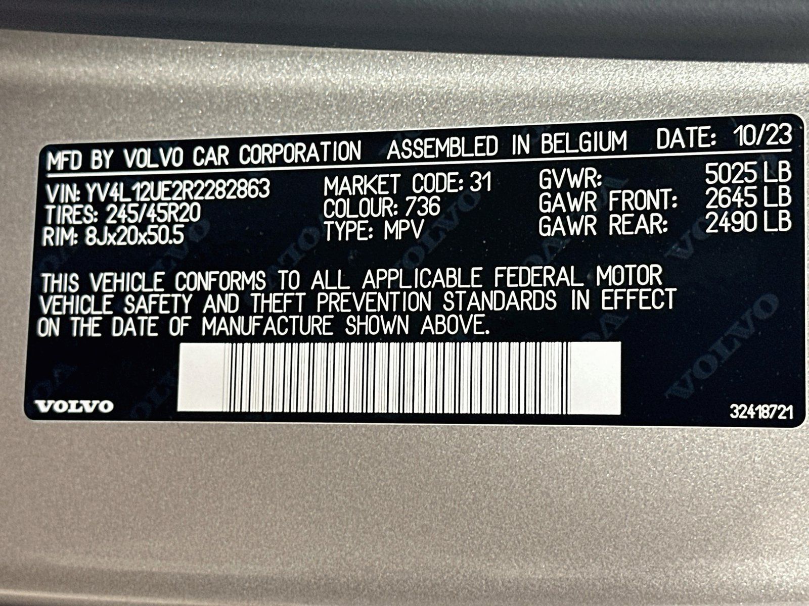 Used 2024 Volvo XC40 B5 Plus w/ Climate Package AWD/4WD image 47