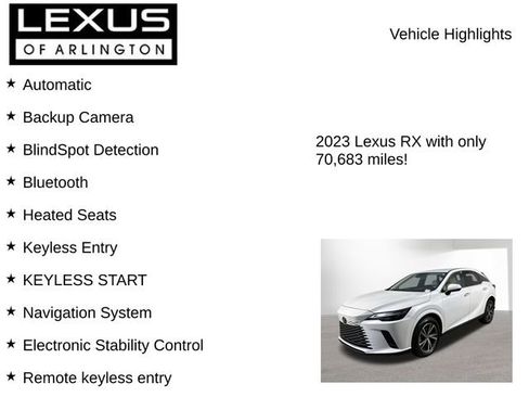 Used 2023 Lexus RX 350 Premium image 7