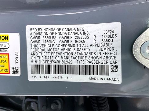 Used 2024 Honda Civic Sport image 31