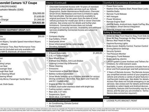 Used 2023 Chevrolet Camaro LT RWD image 4
