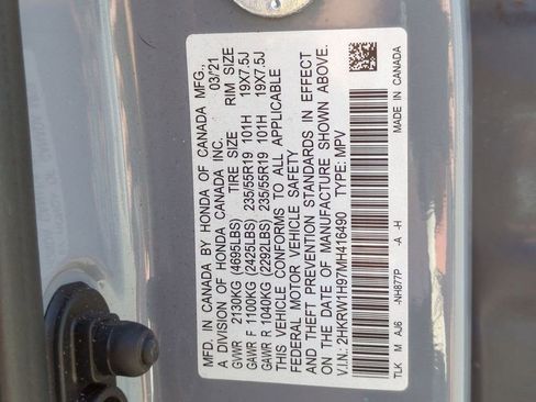 Used 2021 Honda CR-V Touring image 33