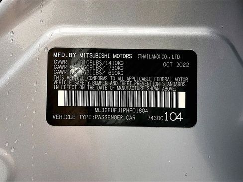 Used 2023 Mitsubishi Mirage G4 ES FWD image 34