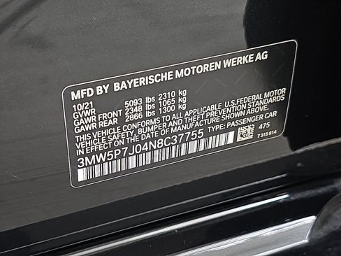 Certified 2022 BMW 330e w/ Driving Assistance Package RWD image 30