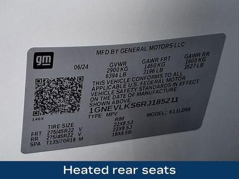 Used 2024 Chevrolet Traverse RS w/ LPO, Floor Liner Package image 30