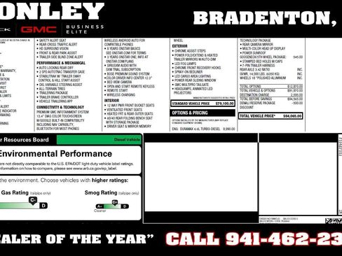 Used 2026 GMC Sierra 3500 Denali w/ Denali Reserve Package AWD/4WD image 1