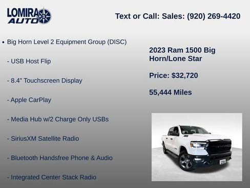 Used 2023 RAM 1500 Big Horn AWD/4WD image 33