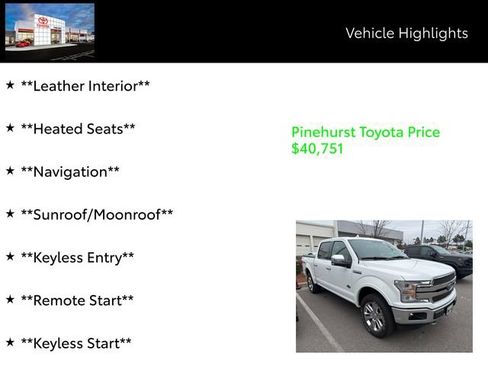 Used 2020 Ford F150 King Ranch w/ Equipment Group 601A Luxury image 13