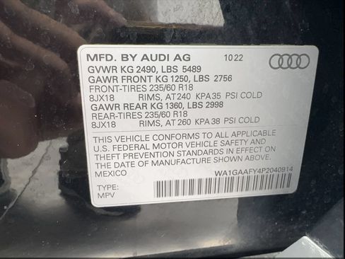 Used 2023 Audi Q5 2.0T Premium w/ Convenience Package AWD/4WD image 47