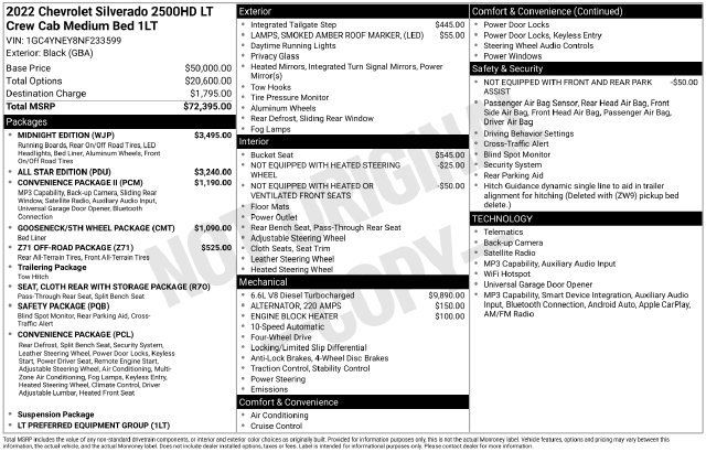 Used 2022 Chevrolet Silverado 2500 LT w/ Midnight Edition AWD/4WD image 28