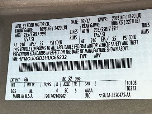 Used 2017 Ford Escape SE image 28