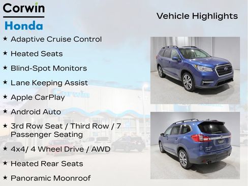 Used 2022 Subaru Ascent Limited w/ Technology Package AWD/4WD image 11