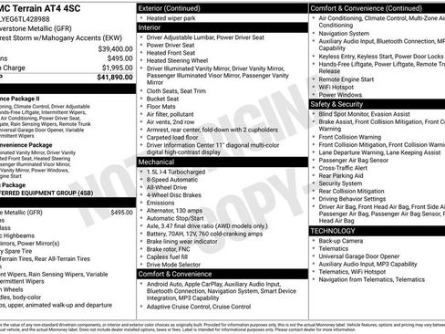 New 2026 GMC Terrain AT4 AWD/4WD image 40