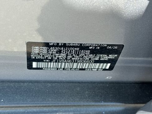 New 2026 Subaru WRX Premium AWD/4WD image 30