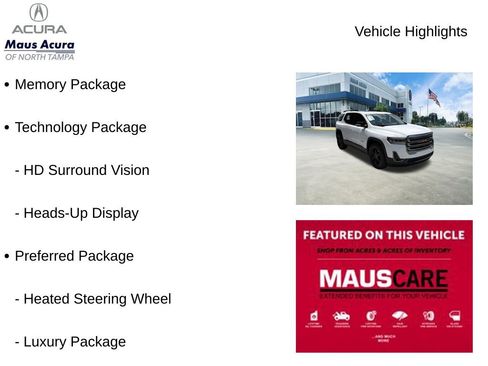 Used 2023 GMC Acadia AT4 w/ Technology Package AWD/4WD image 8