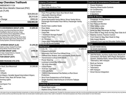 Used 2014 Jeep Cherokee Trailhawk w/ Comfort/Convenience Group image 27