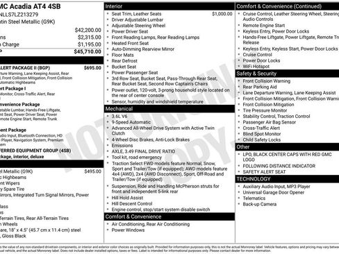 Used 2020 GMC Acadia AT4 w/ Driver Alert Package II image 4