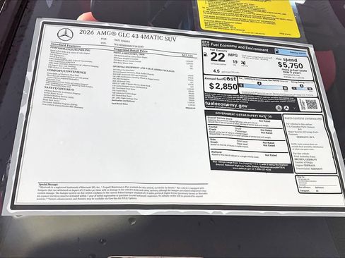 New 2026 Mercedes-Benz GLC 43 AMG 4MATIC image 18