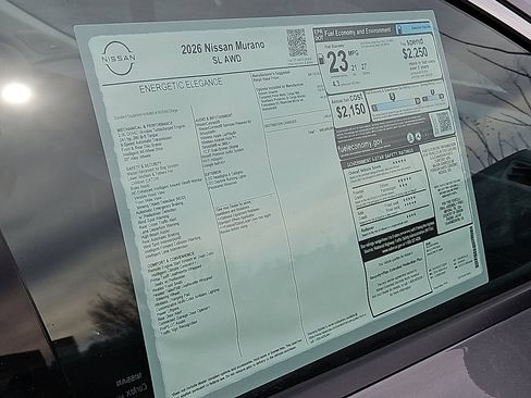 New 2026 Nissan Murano SL image 21