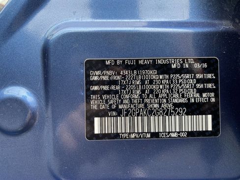 Used 2016 Subaru Crosstrek 2.0i Limited image 28