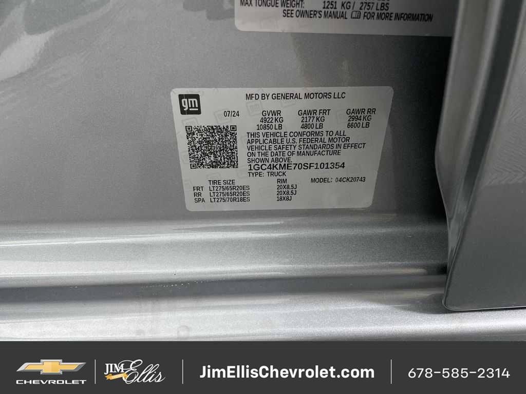 New 2025 Chevrolet Silverado 2500 Custom w/ Custom Convenience Package AWD/4WD image 63
