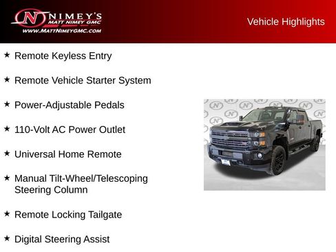 Used 2019 Chevrolet Silverado 2500 LTZ w/ Duramax Plus Package AWD/4WD image 16