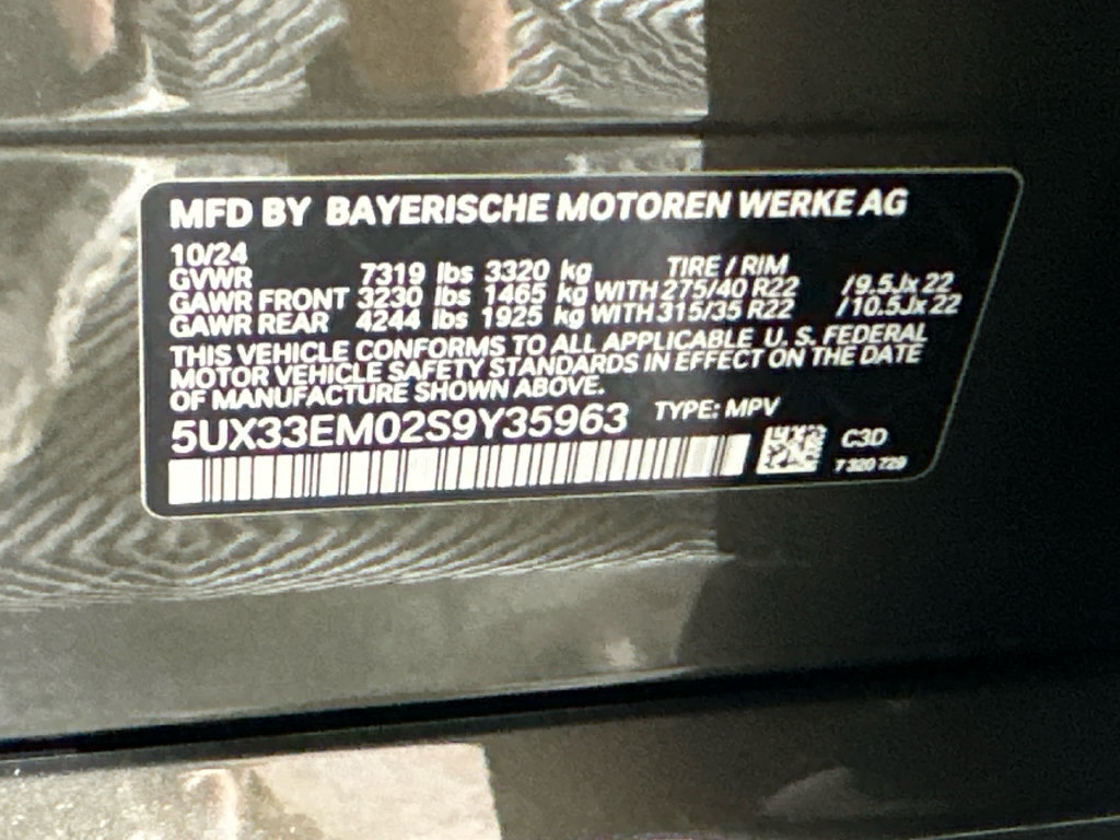 Used 2025 BMW X7 M60i w/ Executive Package AWD/4WD image 33