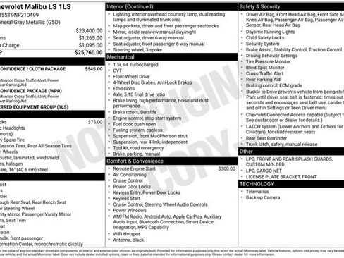 Used 2022 Chevrolet Malibu LS image 34