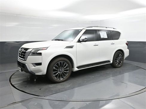 Used 2024 Nissan Armada Platinum w/ Captain's Chairs Package image 1