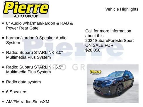Used 2024 Subaru Forester Sport AWD/4WD image 7