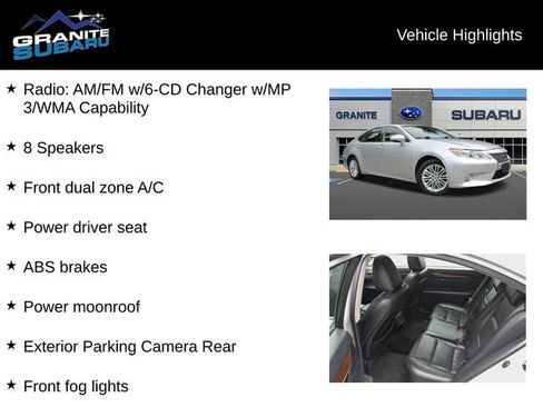 Used 2013 Lexus ES 350 w/ Luxury Pkg FWD image 2