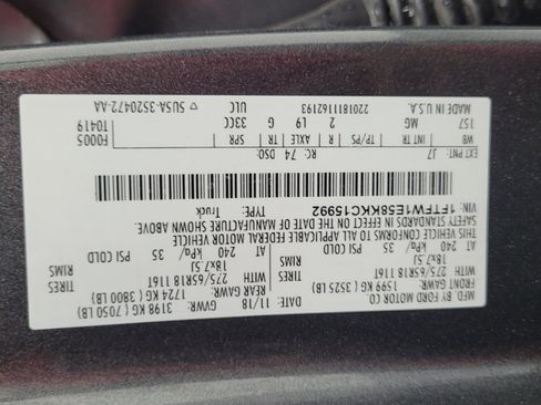 Used 2019 Ford F150 XLT w/ Equipment Group 302A Luxury AWD/4WD image 33